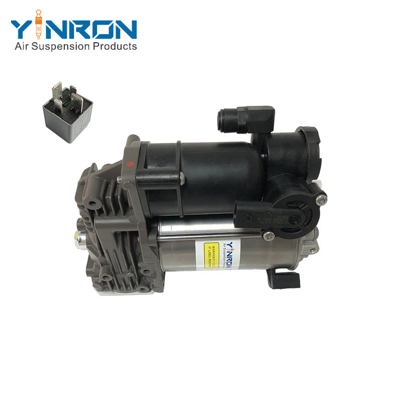 Eye level full view of Air Suspension Compressor Pump for Land Rover Discovery 4 L319 Range Rover Sport LR044016 with relay