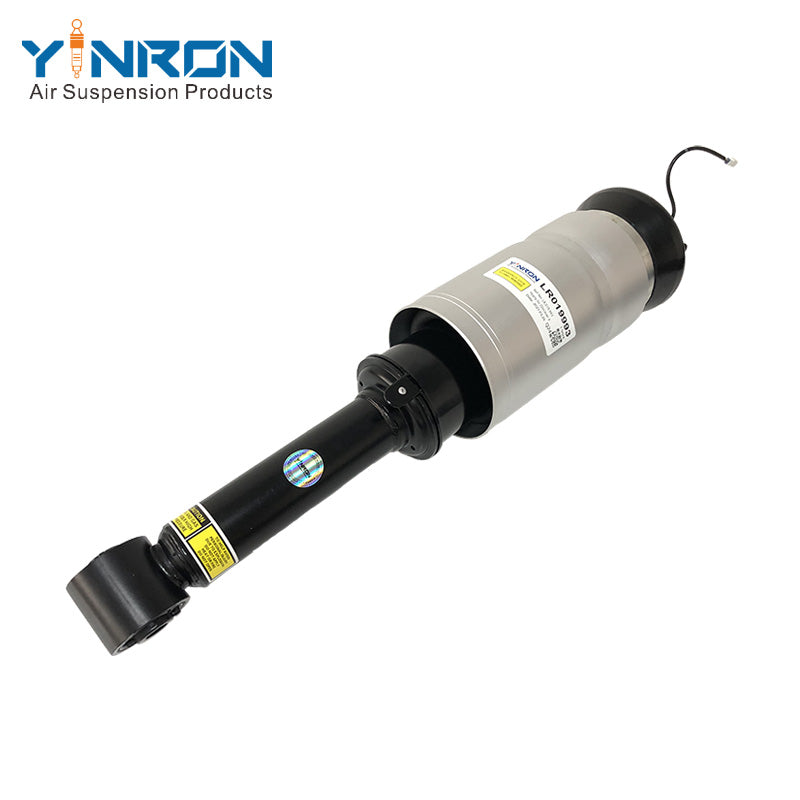Eye-level view of Land Rover Discovery 4 / Range Rover Sport L320 front air suspension strut with VDS (LR019993)