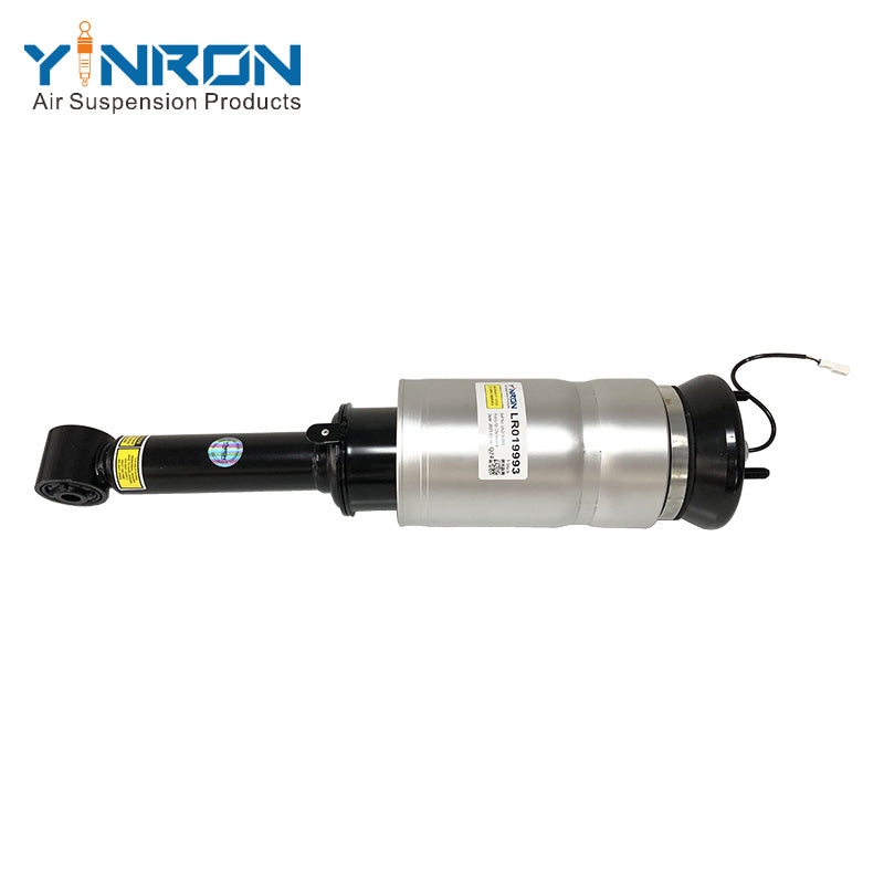 Vertical top view of Land Rover Discovery 4 / Range Rover Sport L320 front air suspension strut with VDS (LR019993)