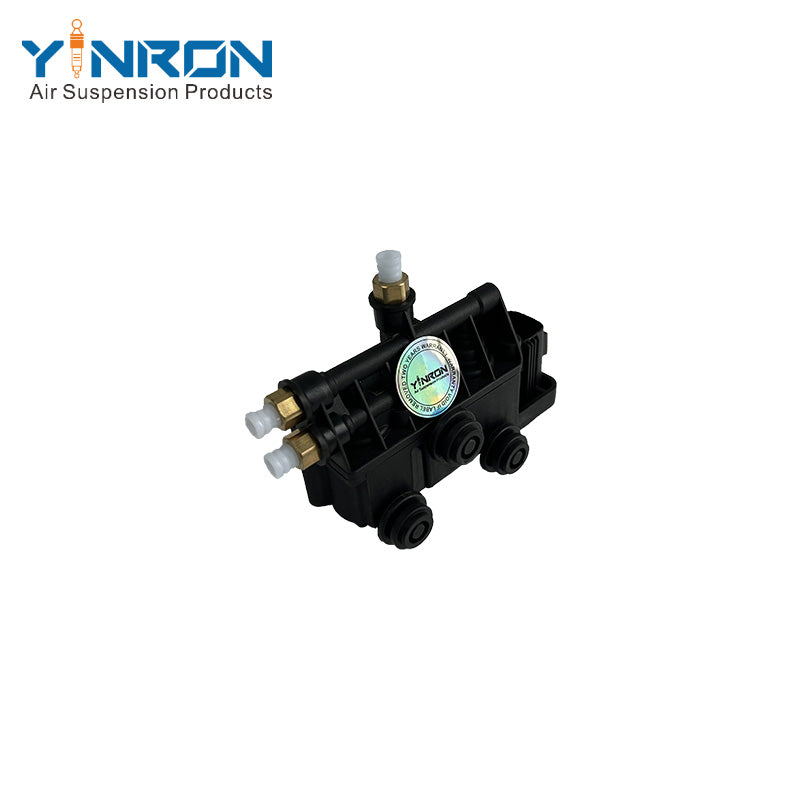 Side view of Land Rover Range Rover Sport Discovery 3 Discovery 4 front air suspension valve block (RVH000095)