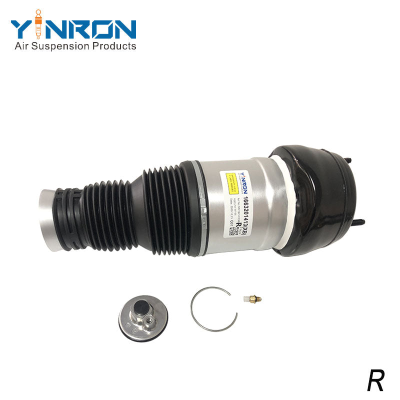 Horizontal side view of Mercedes-Benz C292 air suspension spring (A2923203213)