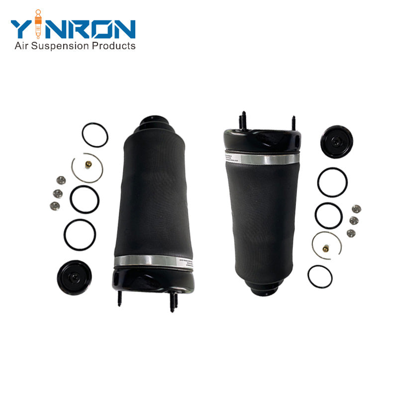 Pair view of Mercedes-Benz ML W164 GL X164 front air suspension spring (A1643206013) 