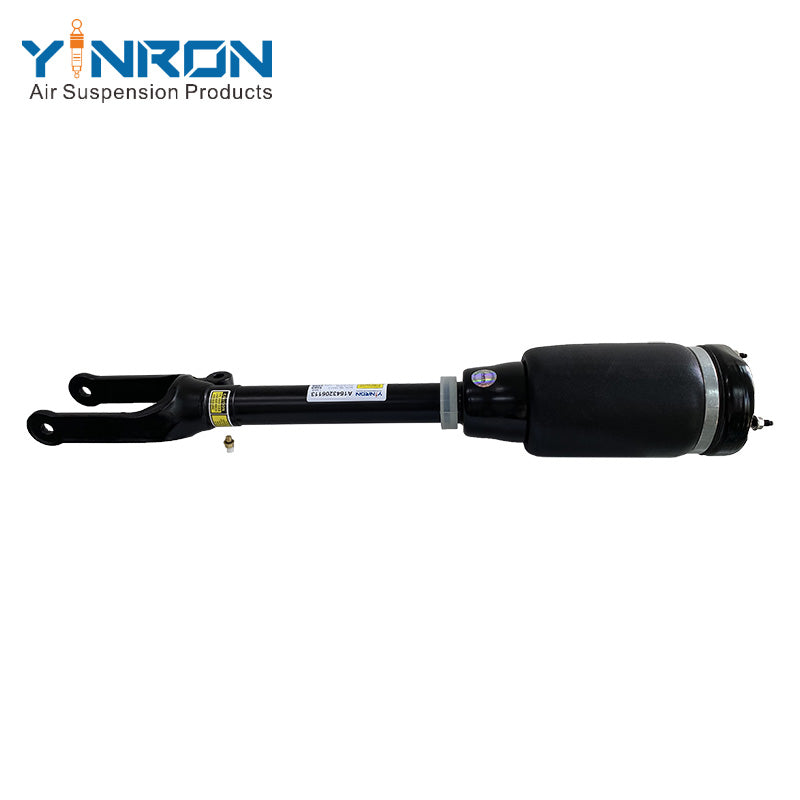 Horizontal side view of Mercedes-Benz ML W164 GL X164 air suspension strut (A1643206113) without ADS