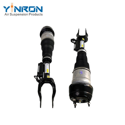 Pair view of Mercedes-Benz ML W166 GL X166 front air suspension struts A1663206913-A1663207013) with ADS