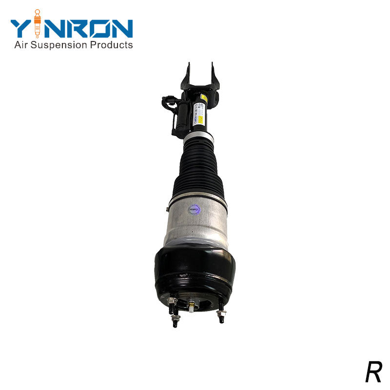 Side view of Mercedes-Benz ML W166 GL X166 front air suspension strut (A1663201413) with ADS