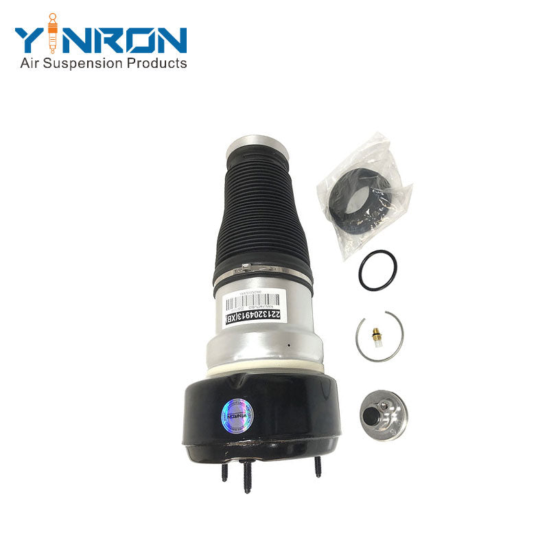 Vertical top-down view of Mercedes-Benz S-Class W221 front air suspension spring (A2213204913)