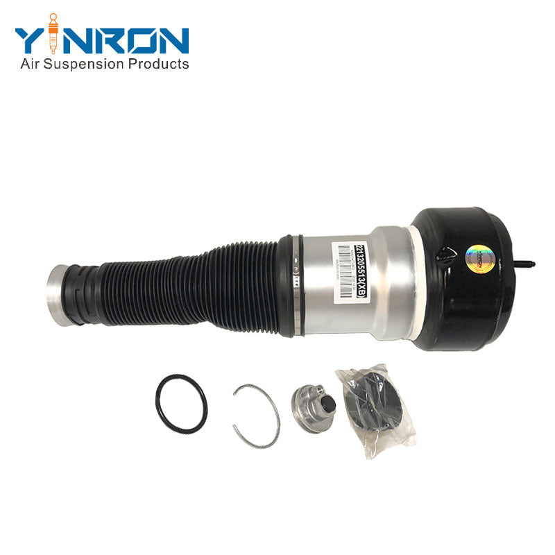 Vertical top-to-bottom view of Mercedes-Benz S-Class W221 rear air suspension spring (A2213205513)