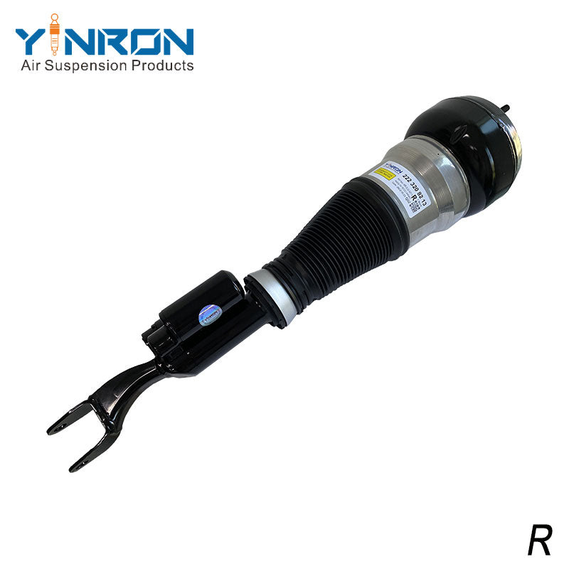 Full front view of Mercedes-Benz S-Class W222 4Matic front right air suspension strut (A2223208213)