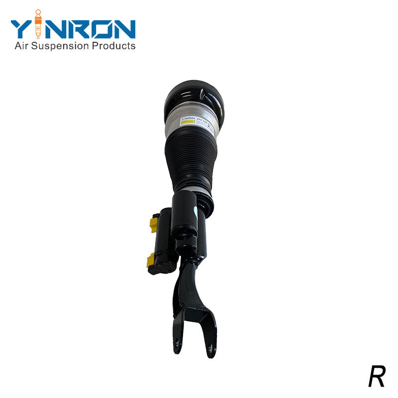 Vertical top-to-bottom view of Mercedes-Benz S-Class W222 4Matic front right air suspension strut (A2223208213)