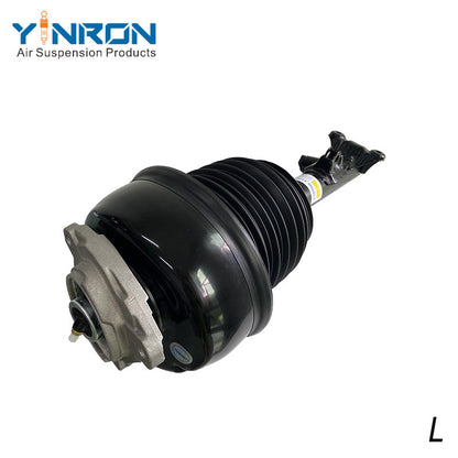 Full front view of Mercedes-Benz CLS C218 front left air suspension strut with ADS (A2183206513)
