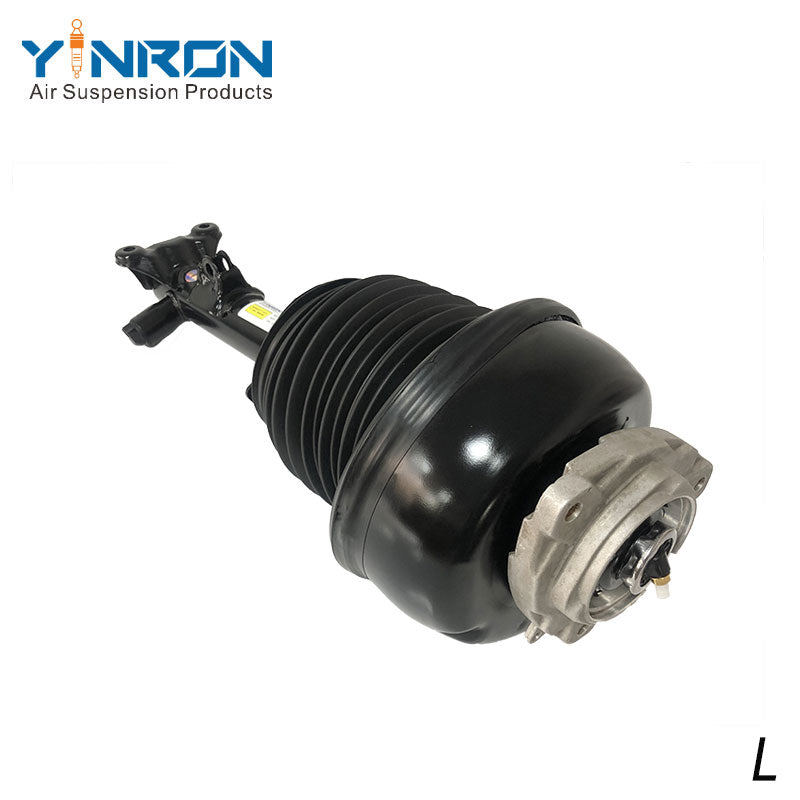 Side view of Mercedes-Benz E-Class W212 front left air suspension strut with ADS (A2123200913)