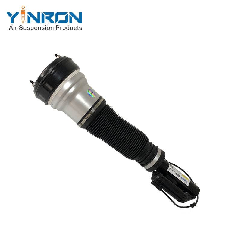 Isometric view of Mercedes S-Class W220 front air suspension strut (A2203202438)