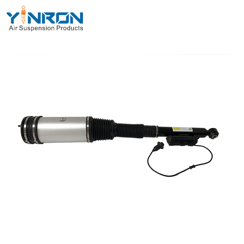 Eye-level view of Mercedes S-Class W220 rear air suspension strut (A2203205013)
