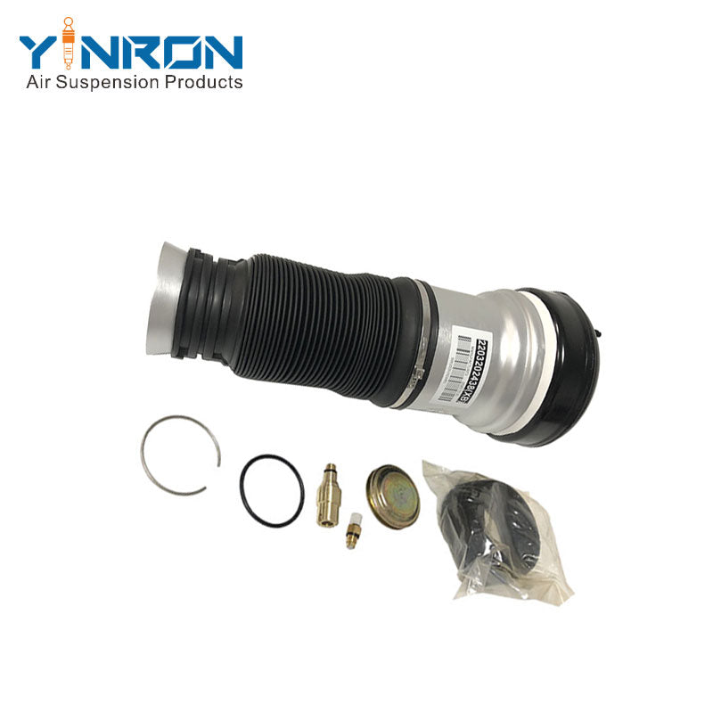 Side view of Mercedes S-Class W220 & W220 4Matic front air suspension spring (A2203202438)