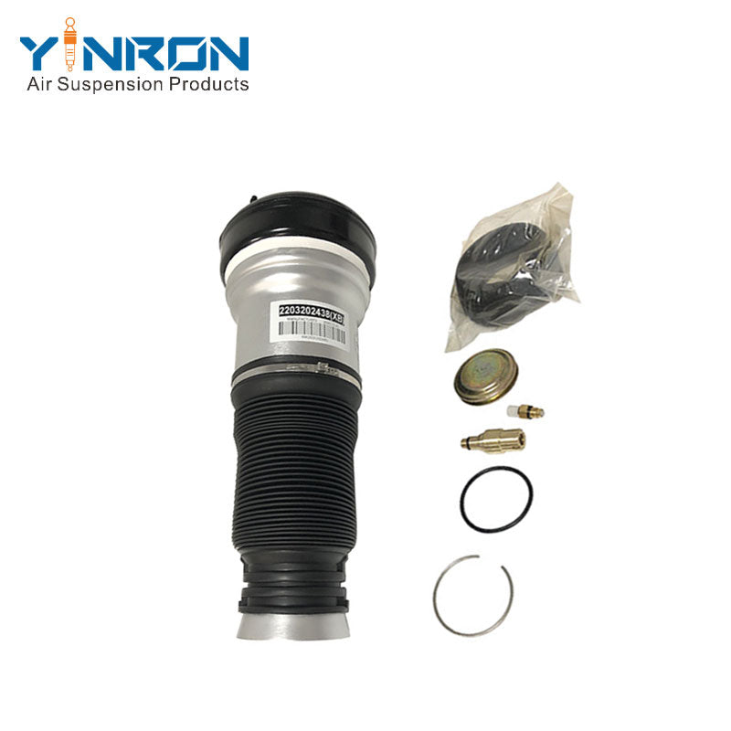 Vertical top view of Mercedes S-Class W220 & W220 4Matic front air suspension spring (A2203202438)