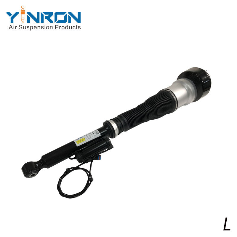 Full front view of Mercedes S-Class W221 rear left air suspension strut (A2213205513)