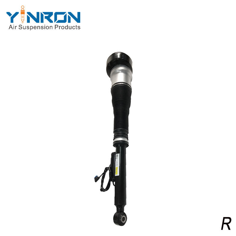 Vertical top view of Mercedes S-Class W221 rear right air suspension strut (A2213205613)