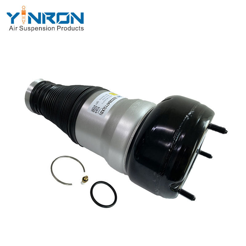 Side profile view of Mercedes-Benz S-Class W222 front left air suspension spring (A2223204713)