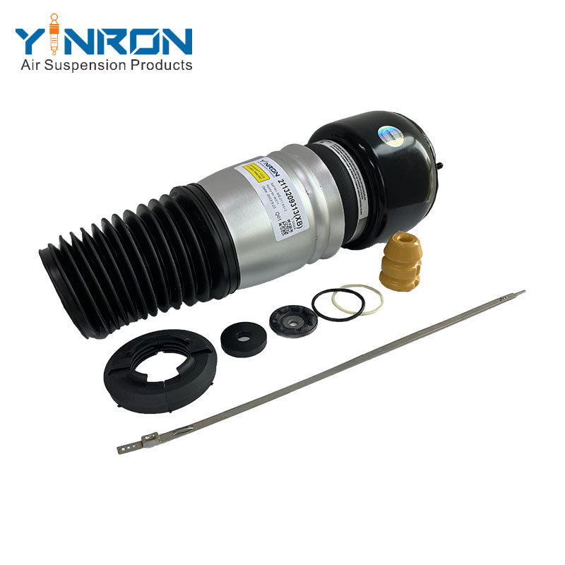 detail view of Mercedes W211 C219 front air suspension spring A2113209313, A2113209413