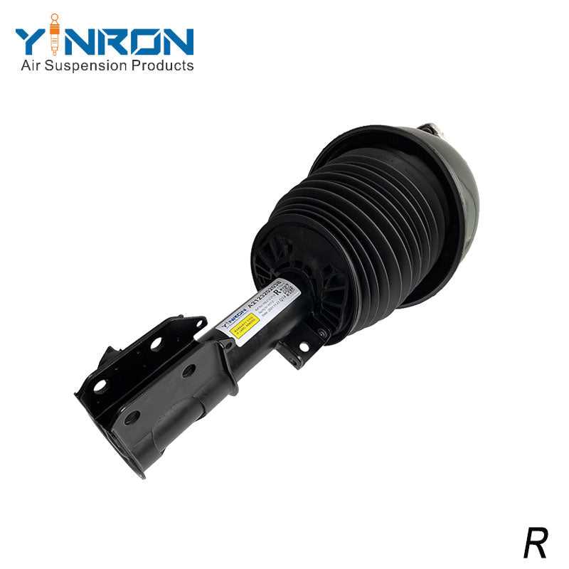 Full front view of Mercedes W212 4Matic front right air suspension strut with ADS (A2123203438)