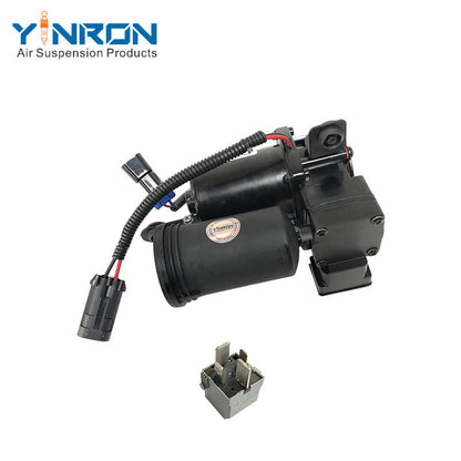 Full front view of Mercedes-Benz V class VITO W638 air suspension compressor pump (A6383280202) with Relay