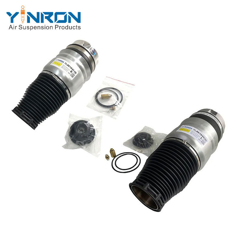 Front left and right air suspension spring set for Porsche Cayenne 955 (95535840300, 95535840400)
