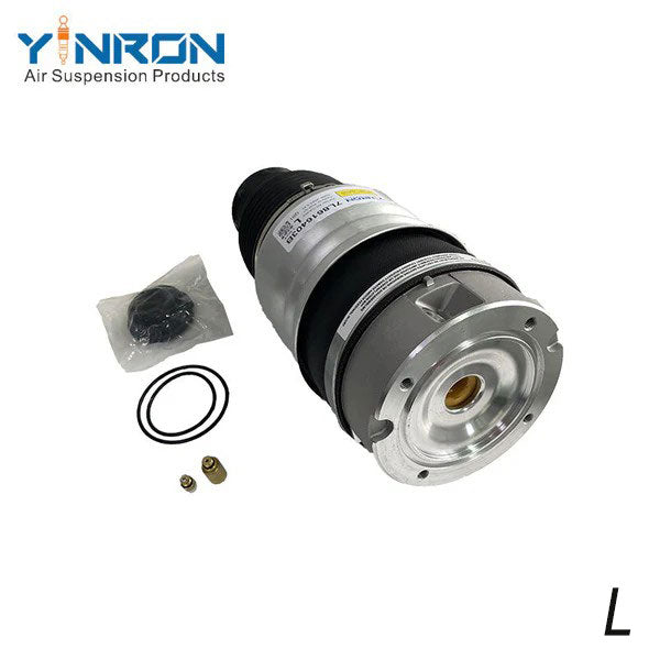 45-degree perspective view of Porsche Cayenne 955 front left air suspension spring (95535840300)