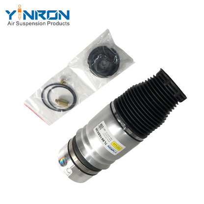 Side profile view of Porsche Cayenne I 955 rear air suspension spring (95535850300, 95535850310)