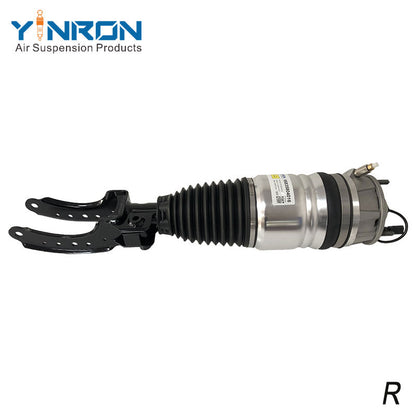 Full front view of Porsche Cayenne 958 front right air suspension strut (95835804016)