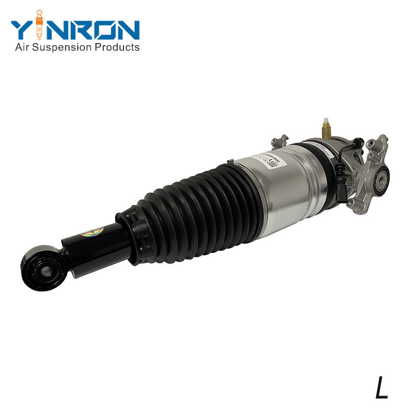 Side profile view of Porsche Cayenne 958 rear left air suspension strut (95835801900)