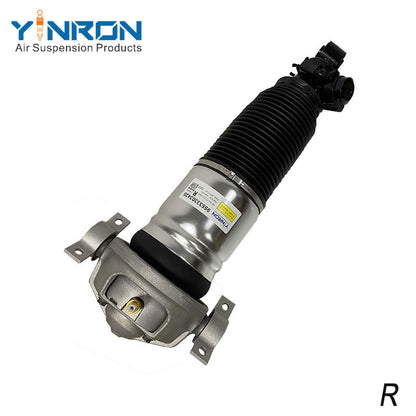 Side profile view of Right Rear Air Suspension Strut for Porsche Cayenne I 955 (2002-2010) with PASM Active Damping, OE 95533303420