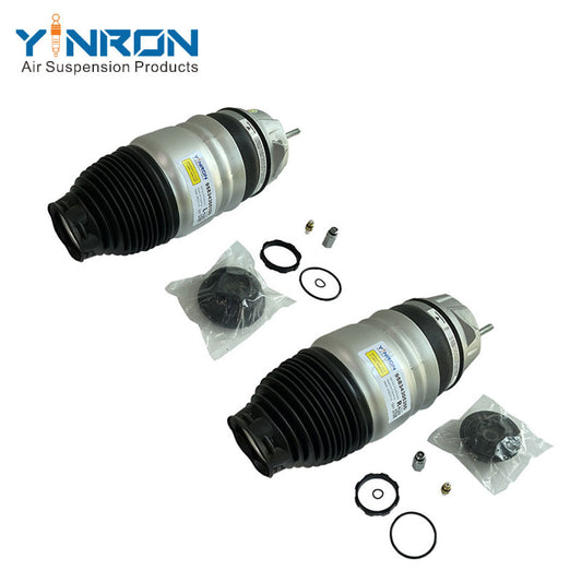 Second pair view of Porsche Cayenne II 958 front air suspension spring (95834305100 & 95834305200)