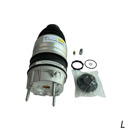 Full front view of Porsche Cayenne II 958 left front air suspension spring (95834305100)