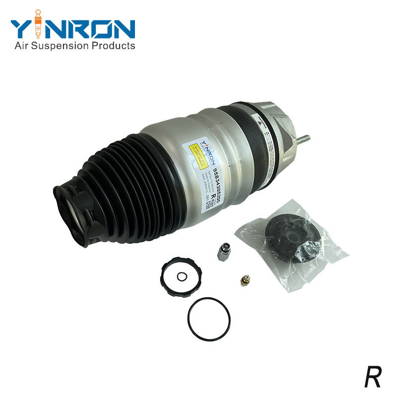 Side view of Porsche Cayenne II 958 right front air suspension spring (95834305200)