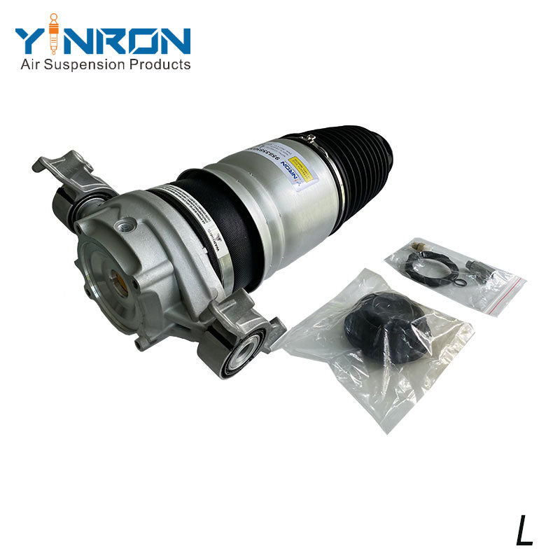 Side view of Porsche Cayenne II 958 left rear air suspension spring (95835850300)
