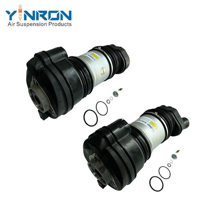 Full front view of paired Porsche Cayenne III 9YA front air suspension spring (9Y0616039B & 9Y0616040B)