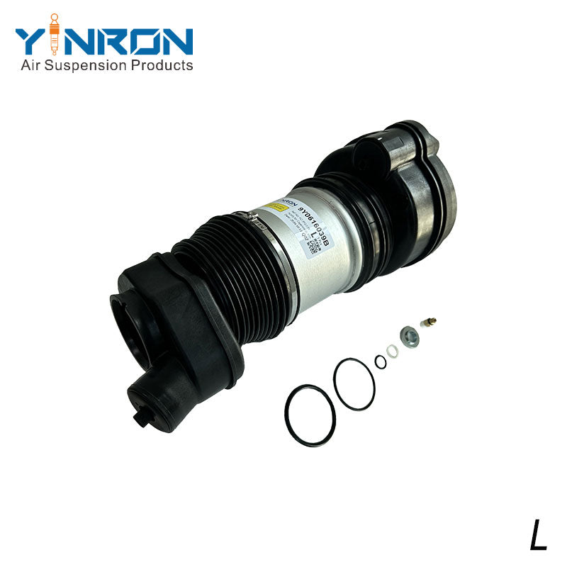 Full front view of Porsche Cayenne III 9YA front air suspension spring (9Y0616039B)