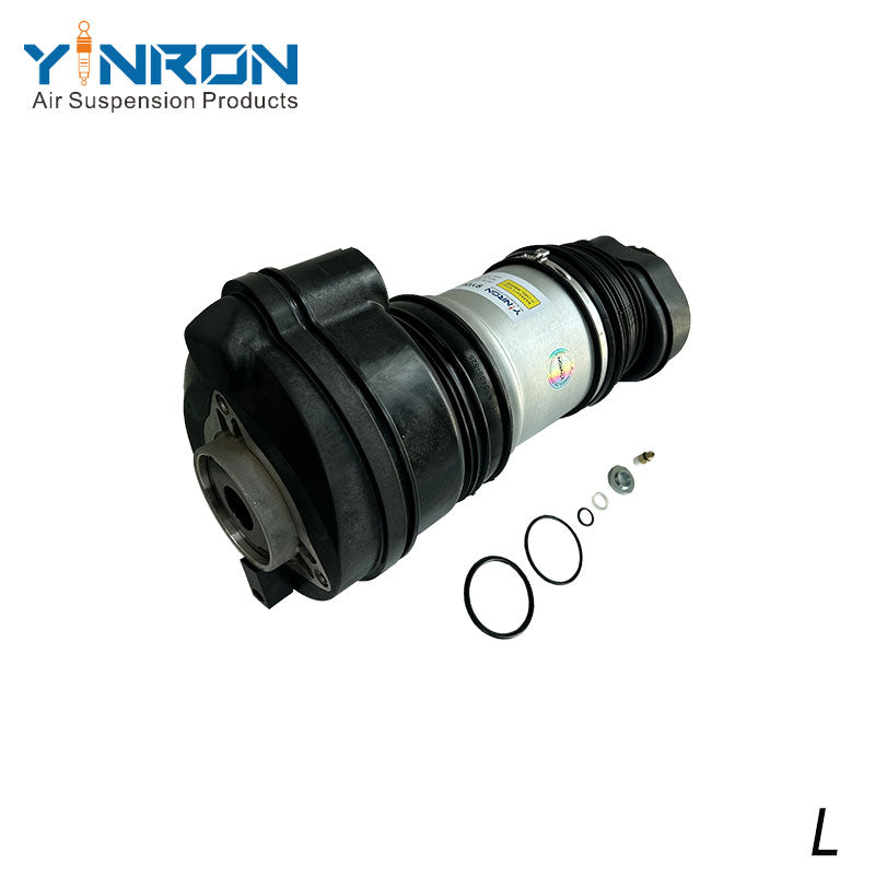 Full side view of Porsche Cayenne III 9YA front air suspension spring (9Y0616039B)