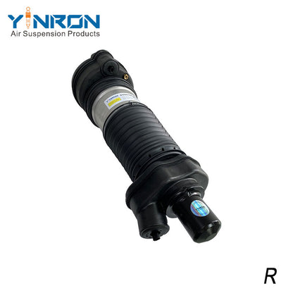 Full front view of Porsche Cayenne III 9YA front air suspension strut with PASM Active Damping (9Y0616040B)
