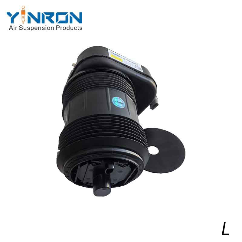 Full front view of Porsche Cayenne III 9YA rear left air suspension spring (9Y0616001)