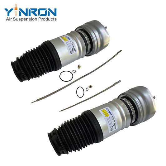 Pair view 2 of Porsche Panamera 2014~2016 front air suspension springs (97034315133 & 97034315233)