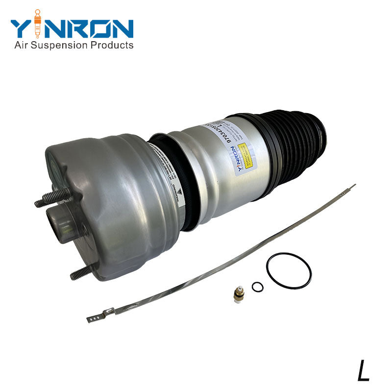 Side view of Porsche Panamera 2014~2016 front air suspension spring (97034315133)