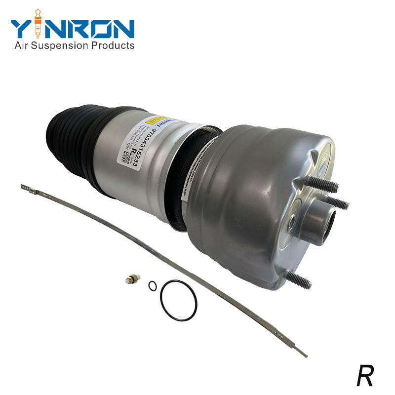 Eye level view of Porsche Panamera 2014~2016 front air suspension spring (97034315233)