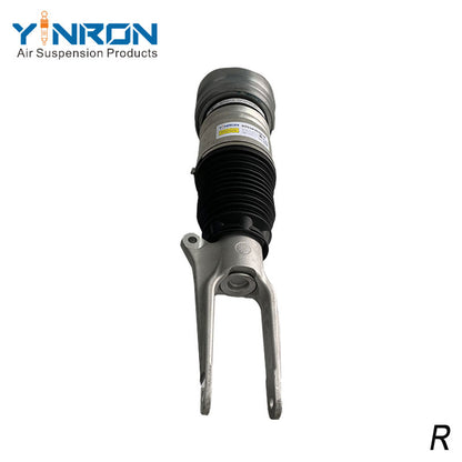Full vertical view of Porsche Panamera 970 front right air suspension strut (97034305234)
