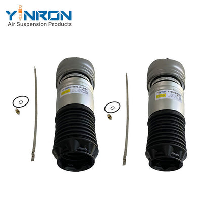 Combined view of Porsche Panamera 970 G1 front dual air suspension springs (97034315100 & 97034315200)
