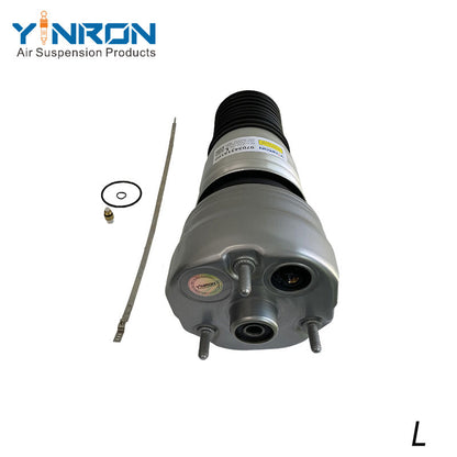 Close-up detail view of Porsche Panamera 970 G1 front left air suspension spring (97034315100)