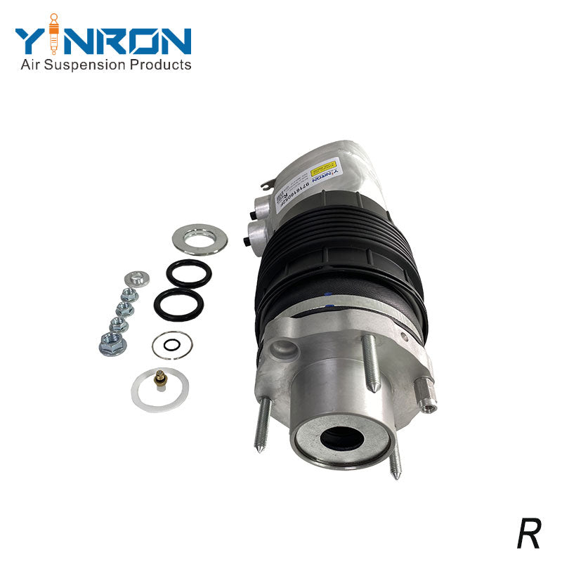 Detail view of Porsche Panamera 971 front air suspension spring (971616052F)