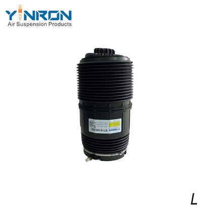 Vertical view of Porsche Panamera 971 left rear air suspension spring (971616025C)