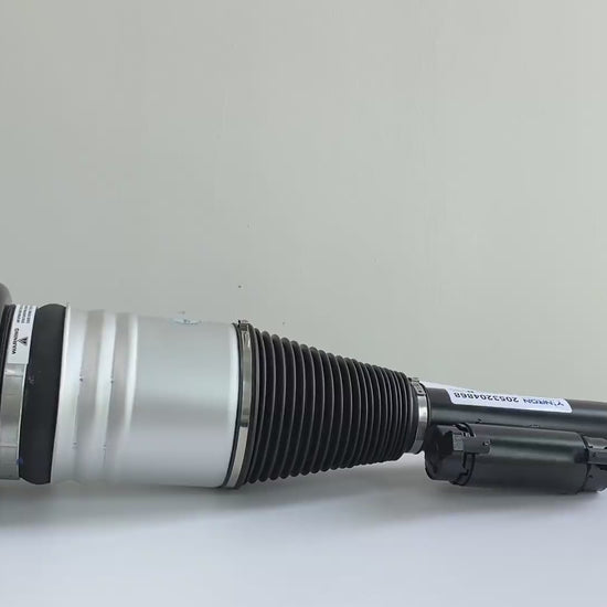 Detailed video showing the build quality and ADS connector of the YINRON Mercedes W205 air strut.