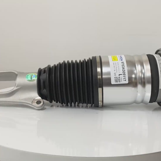 360 rotation view of Porsche Panamera 970 front air suspension strut (97034305117)